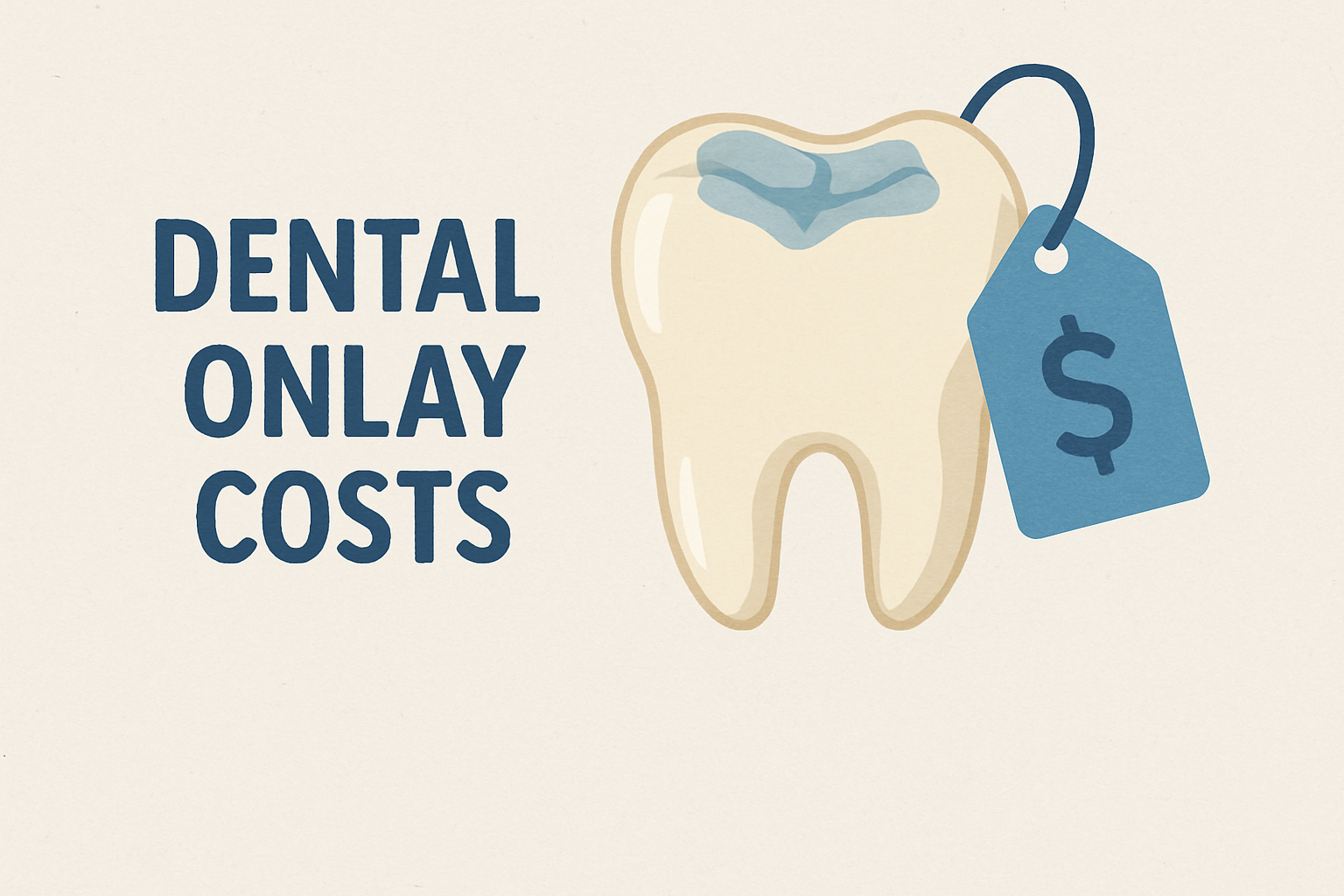 Dental onlay cost can range between $650 to $1200 depending on the material and onlay type