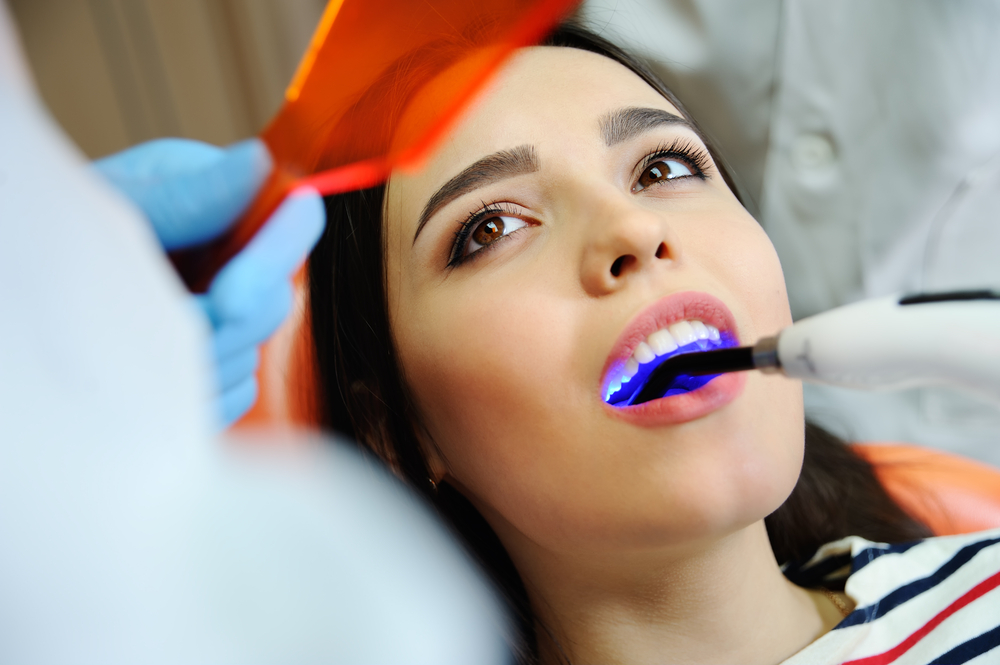 Woman having a dental procedure - Dentist in Federal Way WA